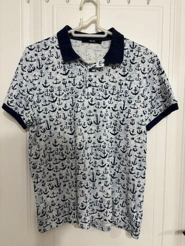 Рубашки: Мужское поло, Avva, S, цвет - Голубой — 1