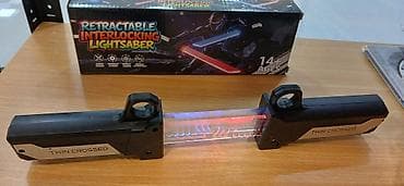 Retractable Interlocking Lightsaber – Twin Crossed - İkili dizayn at lalafo.az Retractable Interlocking Lightsaber – Twin Crossed - İkili dizayn