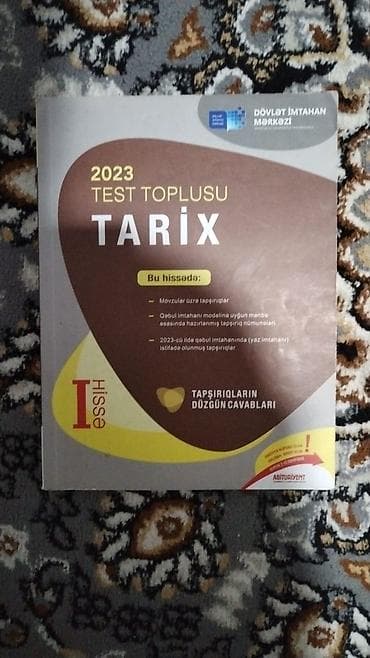 test toplu pdf: Azərbaycan Tarixi Testlər 11-ci sinif, DİM, 1-ci hissə, 2023 il — 2