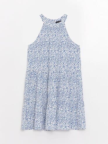 узбекское платье со штанами: Повседневное платье, Мини, Lc Waikiki, S — 6