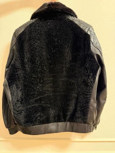 Pencəklər: Kurtka, Dəri, Qış, 2XL — 2