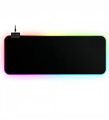 RGB işıqlı geniş oyun mousepad - Kənar boyunca inteqrə edilmiş RGB