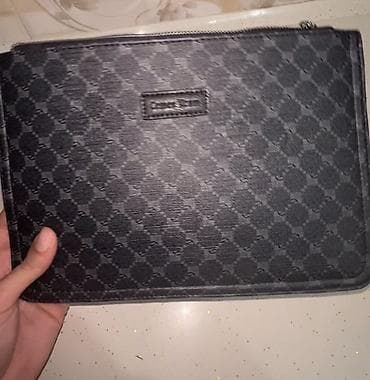 Наручные часы: Qara rəngli kişi əl çantası / sənəd qabı - Material: tekstura — 1