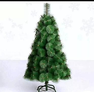 Ev saatları: Süni Yeni il şam ağacı - Klassik konus formalı dizayn, sıx iynəli — 1