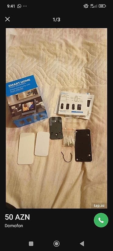 Фото и видеокамеры: Smart Home Video Doorbell – domofon sistemi Xüsusiyyətlər: - Daxili — 2