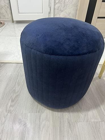 Pufik oturacaq, Vеlur parça, rəng - Göy