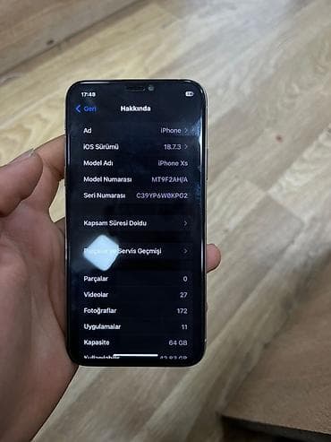 Məişət texnikası: IPhone Xs, 64 GB, Ağ — 3