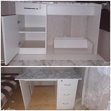 kirayə stol stul: MehraMasa 3 eded var biri 60 azn Manikur hem de Yazi masasi kimi de — 1