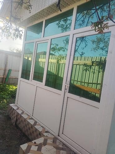 PVC plastik qapı-pəncərə dəsti - Material: Ağ rəngli PVC profil -