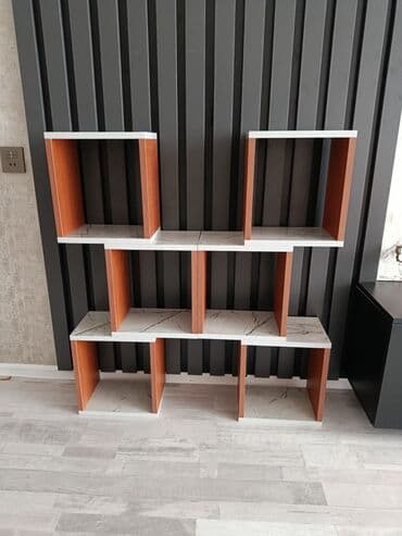 стеллаж для гостинной: Книжная полка — 3