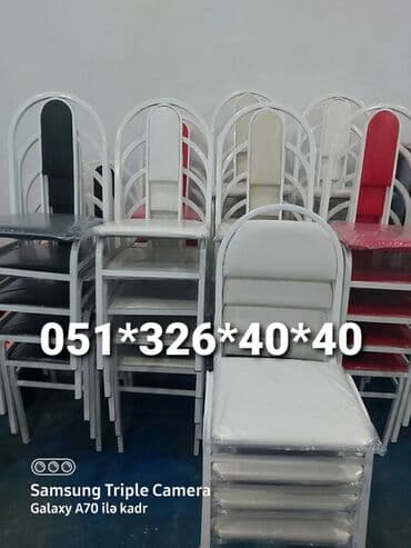 Masa və oturacaq dəstləri: Qonaq otağı üçün, Yeni, Açılan, Dördbucaq masa, 1 stul — 23