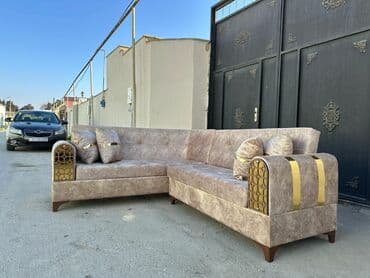 mingəçevirdə divan: Künc divan, Yeni, Açılan, Bazalı, Parça, Pulsuz çatdırılma — 1