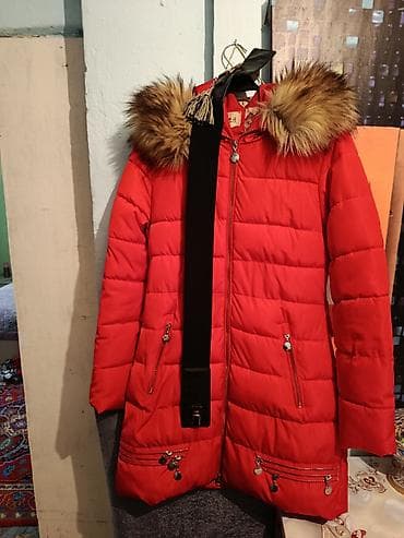 suni kurk: Palto, XL, rəng - Qırmızı — 1