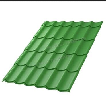 işlənmiş dəmir listlər: Fərqli rənglərdə metal kirəmit təklif olunur. Bu kirəmitlər dam örtüyü — 4