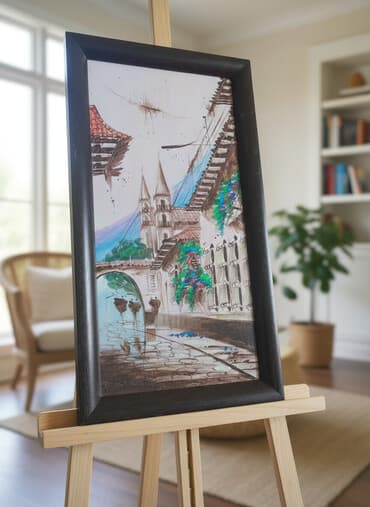 Картина холст размер 67×37