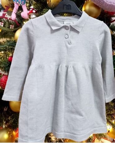 детские вещи на осень: Детское платье, Повседневное, 3 - 4 года, Zara Kids — 10