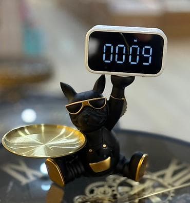 qum saati: Masaüstü saatlar, Elektron, Arxa işıq — 6