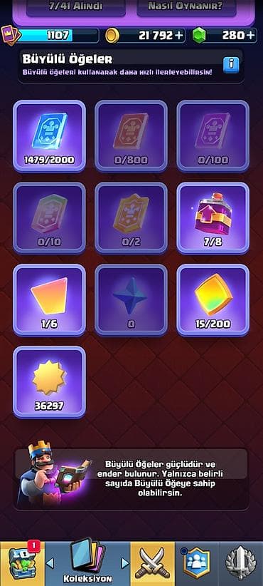 ucuz saz: Clash Royale oyun hesabı - Kupa: 5744 (Kupa Yolu, 16. Arena) - Profil — 6