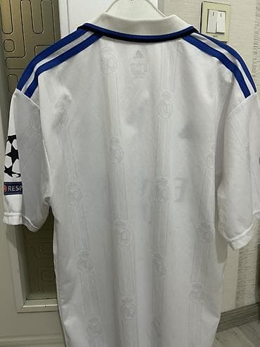 Futbolkalar: Futbolka, Adidas, L, rəng - Ağ — 2