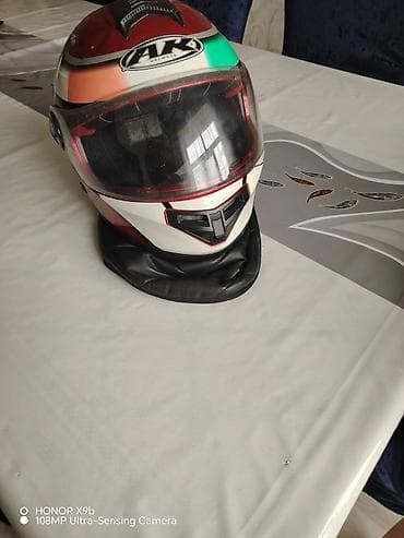 AK helmets tam üzlü motosiklet dəbilqəsi Xüsusiyyətlər: - Tip