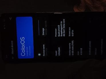 telefon nomreler: Oppo A3x, rəng - Mavi, İki sim kartlı — 6