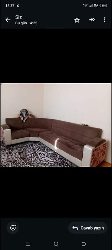 Künc divan, İşlənmiş, Açılan, Bazalı, Çatdırılma yoxdur — 1