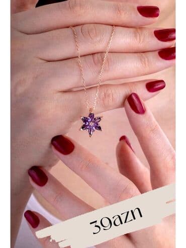 Hummer: Zərif dizaynlı qadın boyunbağıları - Qardan çiçəyi formalı asma — 7