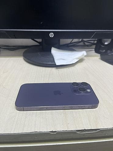 iphone se 2 ikinci el: IPhone 14 Pro, Deep Purple, Face ID — 4