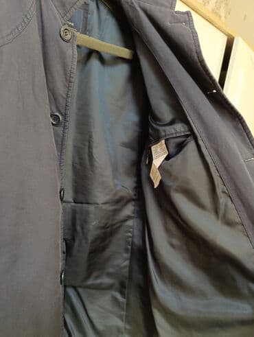 dəri zamşa kişi gödəkçəsi: Palto, M — 5