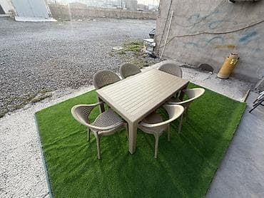 Мебель: Açıq hava üçün masa və stul dəsti Tam orginal👍🏻 - Komplekt: 1 ədəd — 1