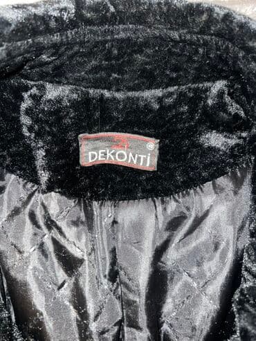 dublyonka dublonka дублёнка: Palto, L, rəng - Qara — 4