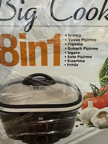 yemek bisiren aparat: Tel: 099-597-75-75 Blue House Big Cook 8-in-1 çox məqsədli bişirici — 5