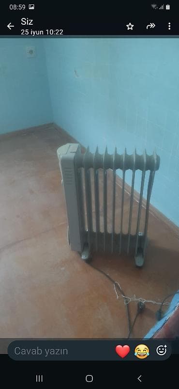 Elektronika: Yağ radiator (elektrikli istilik qurğusu) - Model: Bonasket (etiketdə — 2