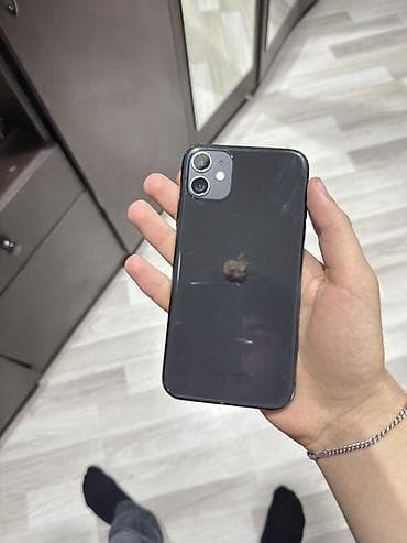 kiredit telefon: IPhone 11, Qara, Simsiz şarj — 1
