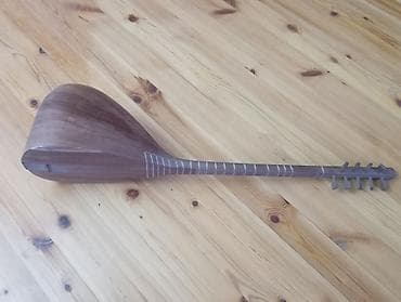 saz kursu: Saz – əl işi taxta simli musiqi aləti - Korpus: armud formalı — 1