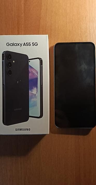 samsun a80: Samsung Galaxy A55 5G, 256 GB, rəng - Göy, İki sim kartlı — 2