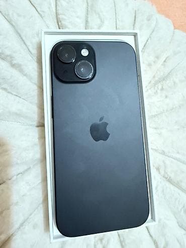 IPhone 15, 128 ГБ, Black Titanium, Гарантия, Отпечаток пальца, Беспроводная зарядка — 1