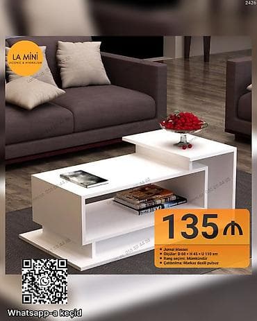 Düz masa, Açılmayan, Təkərsiz, Sadə laminat