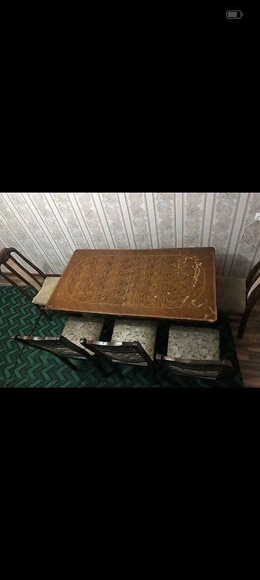 İşlənmiş, 6 stul