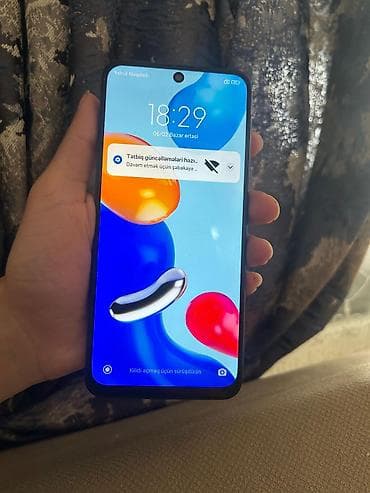 telvonlar: Redmi Note 11, 128 GB, rəng - Göy, Sensor, Barmaq izi, İki sim kartlı — 2