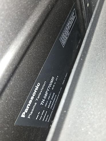 Panasonic Plasma Television TH-58PY700MR - Ekran: 58 düym, plazma