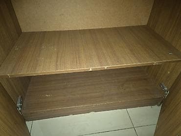 şkaf dolab: 4 qapılı, Qəhvəyi, Taxta, Açılan, Düz dolab — 3