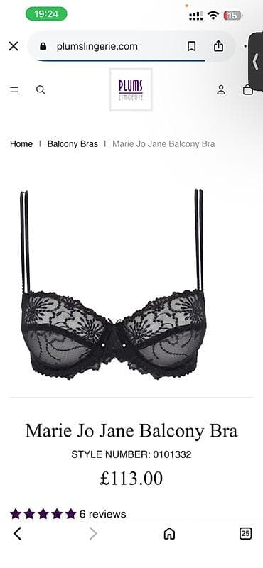 alt geyim: Marie Jo Jane Half Padded Balcony Bra – Velvet Blue - Model: Jane — 3