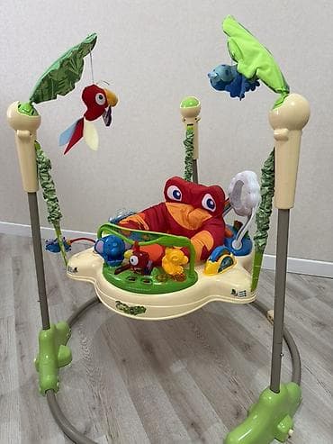 ucuz dolab: Uşaq üçün interaktiv tullanma/oyun mərkəzi – tropik mövzu - Dairəvi — 3