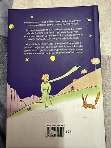 3d defter: Məhsul: “Küçük Prens – Le Petit Prince” Süresiz Ajanda (Epsilon — 2