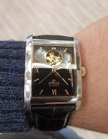 electron saat: Appella Ad: APPELLA (swiss made) Korpus ve kəmər : Paslanmaz polad — 8