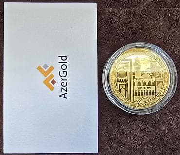 qızıl pullar: Azergold Sikkələr. Tam yeni və sertifikatlıdır. 20 q — 5700 AZN 10 q — 2