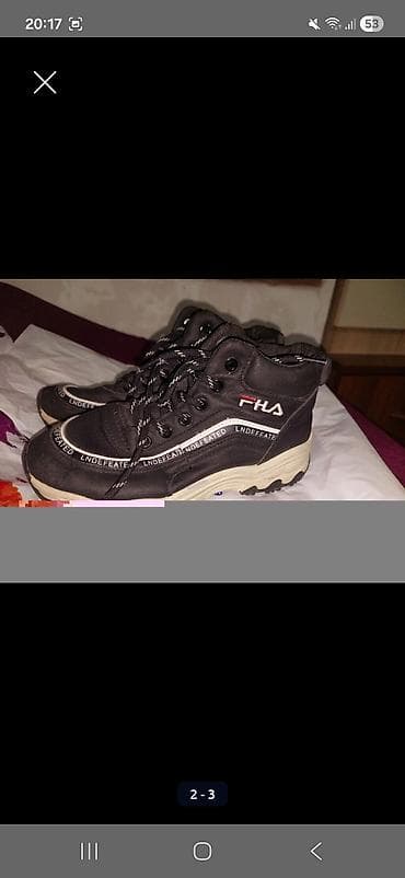 rezin botlar: Rəng - Qara Krossovkalar, Ölçü: 37, Oğlan üçün — 3