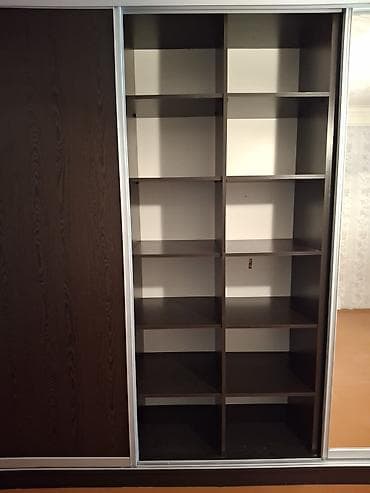 xalca satisi: 3 qapılı, Güzgülü, Qəhvəyi, Taxta, Kupe, Düz dolab — 3