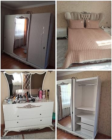 madeyra yataq: Madeyradan dolab ve taxt.qiymet dest 650 man.dolab olcu 1.90/2.17.real — 1